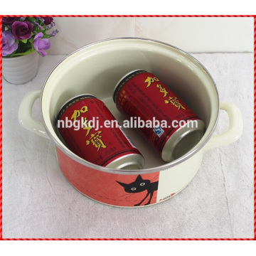 non-stick cheap enamel coating strait pot